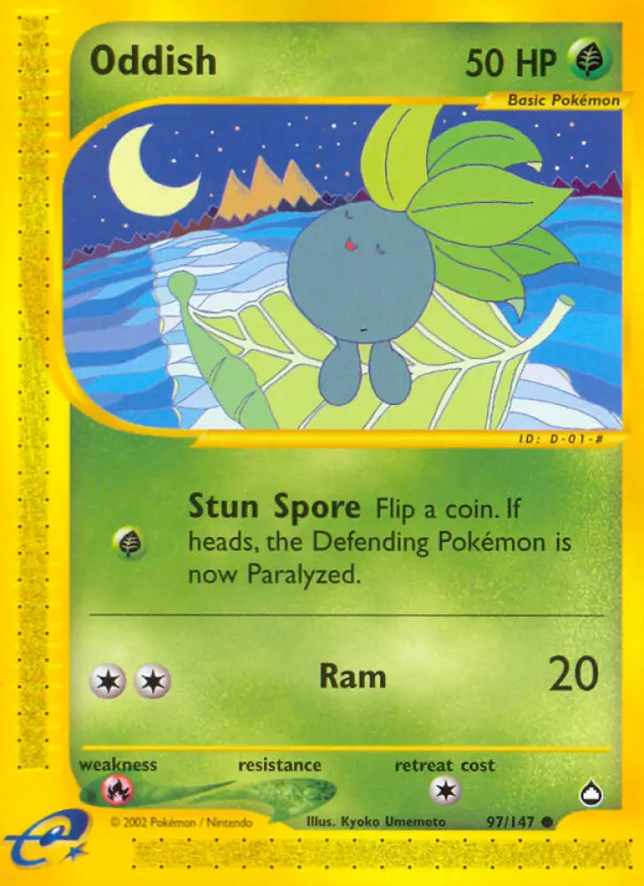 Oddish (97/147) [Aquapolis] - Pokemon Single