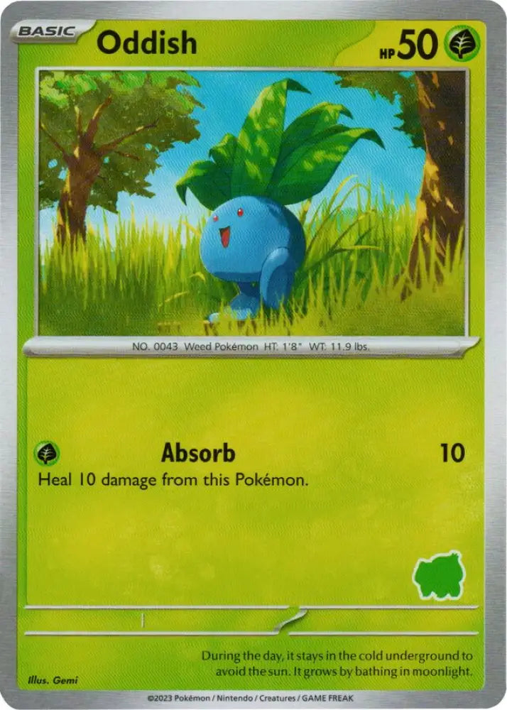 Oddish [My First Battle] - Pokemon Single