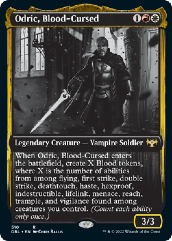 Odric Blood-Cursed [Innistrad: Double Feature] - MTG Single