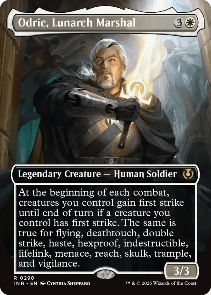 Odric Lunarch Marshal (Borderless) [Innistrad Remastered] - MTG Single