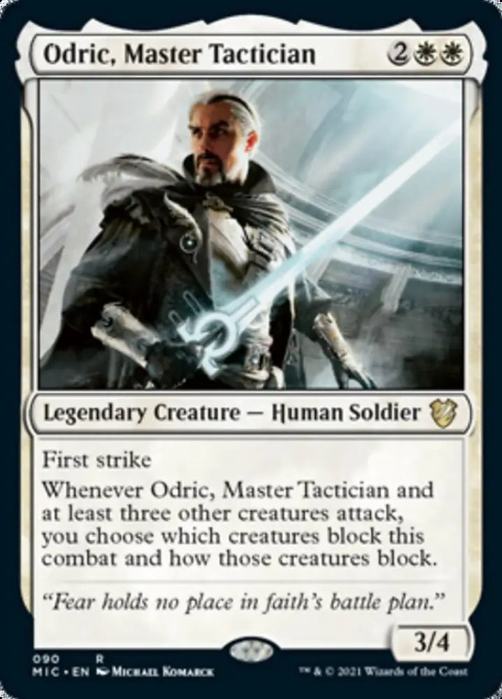 Odric Master Tactician [Innistrad: Midnight Hunt Commander] - MTG Single