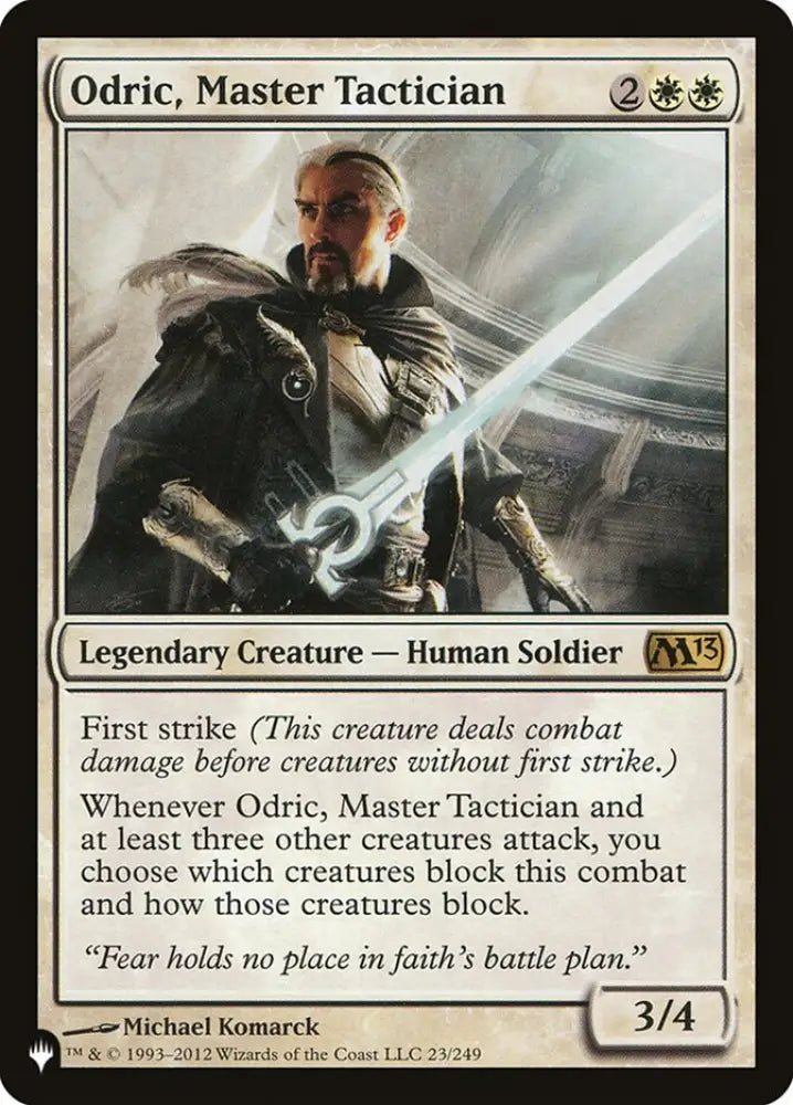 Odric Master Tactician [The List] - MTG Single