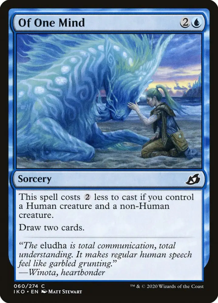 Of One Mind [Ikoria: Lair of Behemoths] - MTG Single