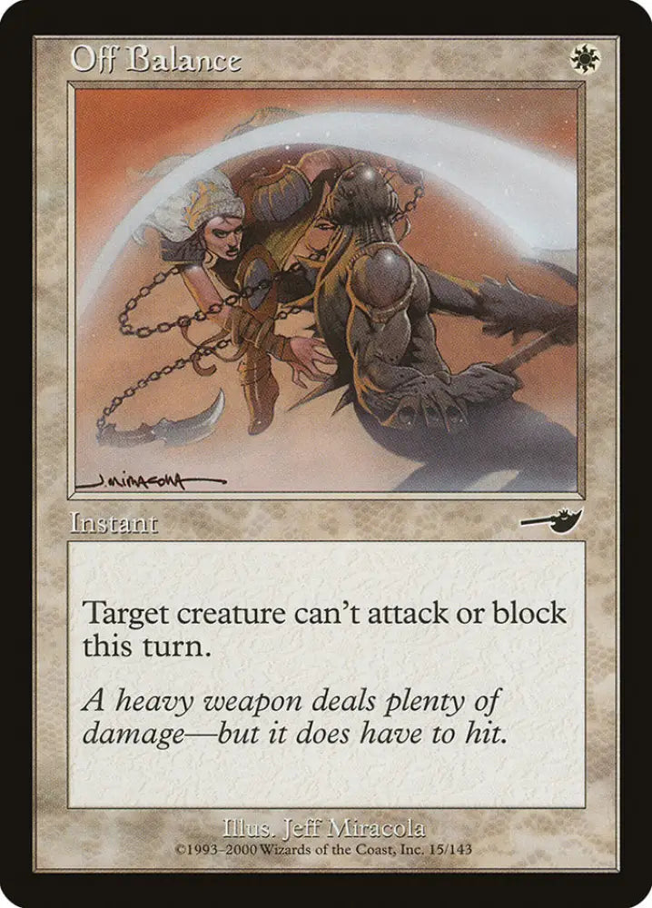 Off Balance [Nemesis] - MTG Single