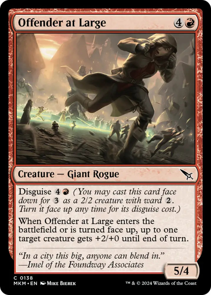 Offender at Large [Murders at Karlov Manor] - MTG Single