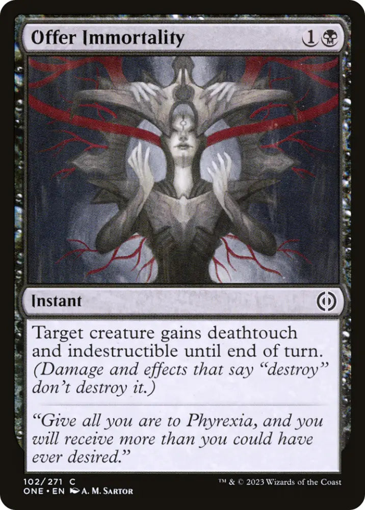 Offer Immortality [Phyrexia: All Will Be One] - MTG Single
