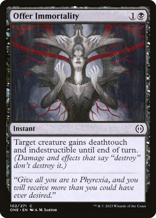 Offer Immortality [Phyrexia: All Will Be One] - MTG Single