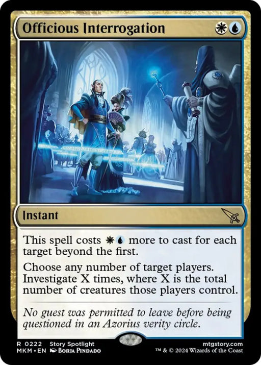 Officious Interrogation [Murders at Karlov Manor] - MTG Single