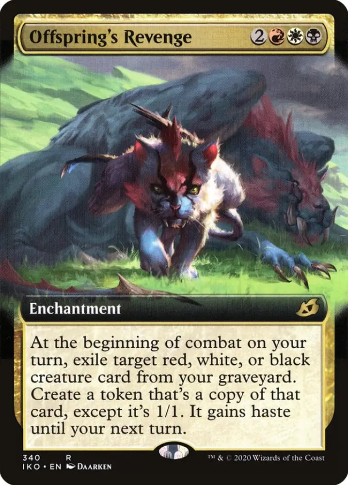 Offspring’s Revenge (Extended Art) [Ikoria: Lair of Behemoths] - MTG Single