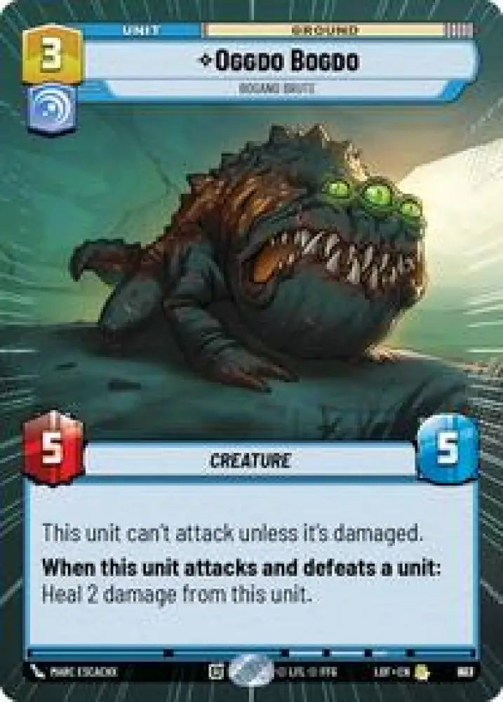 Oggdo Bogdo - Bogano Brute (Hyperspace Foil) (803) [Legends of the Force]