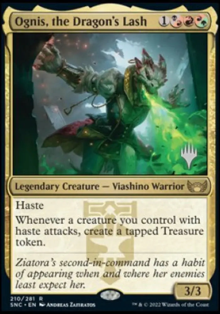 Ognis the Dragon’s Lash (Promo Pack) [Streets of New Capenna Promos] - MTG Single