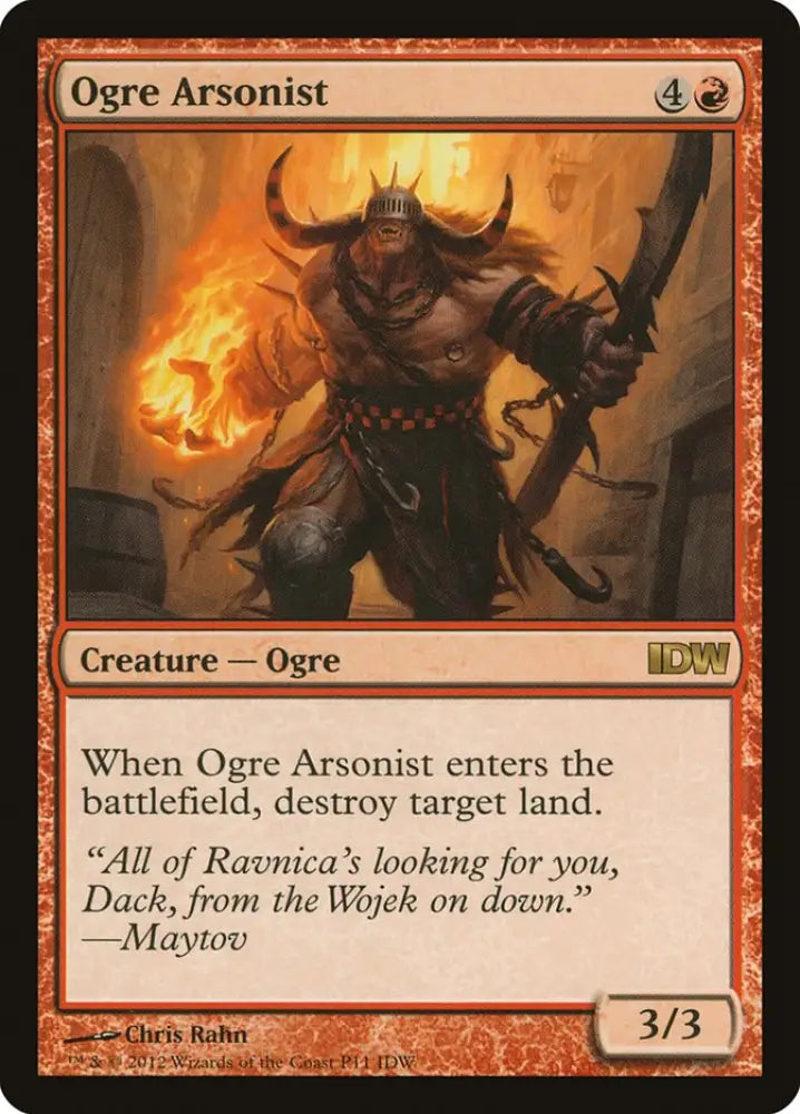 Ogre Arsonist [IDW Comics 2013] - MTG Single