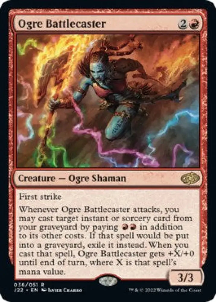 Ogre Battlecaster [Jumpstart 2022] - MTG Single