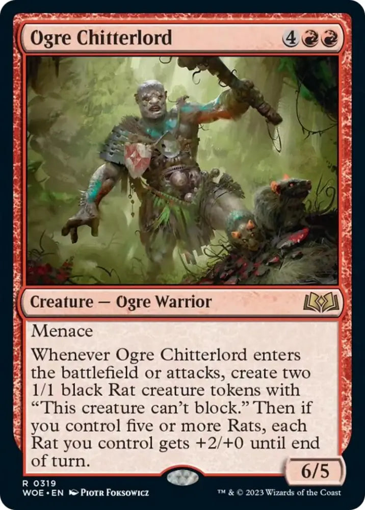 Ogre Chitterlord [Wilds of Eldraine] - MTG Single