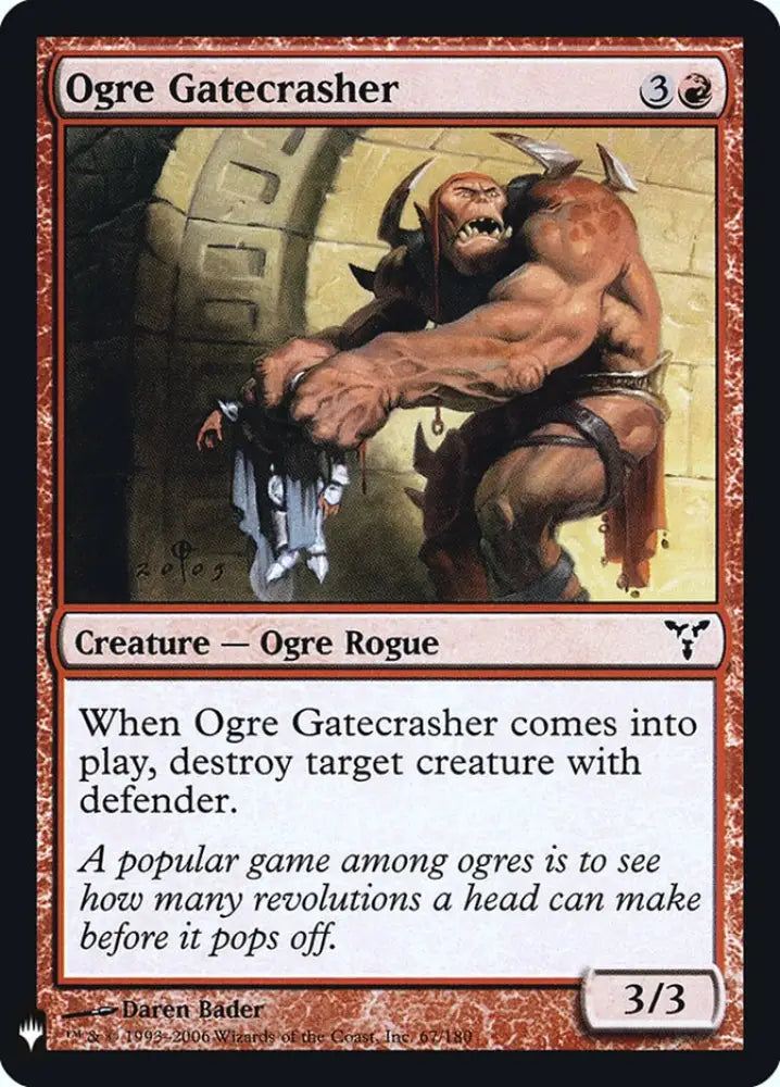 Ogre Gatecrasher [Mystery Booster] - MTG Single