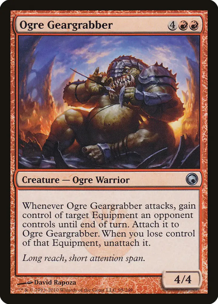 Ogre Geargrabber [Scars of Mirrodin] - MTG Single