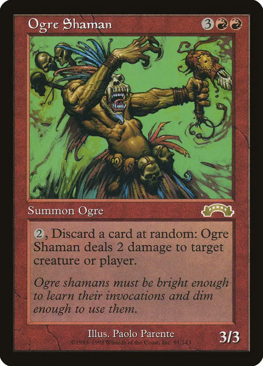 Ogre Shaman [Exodus] - MTG Single