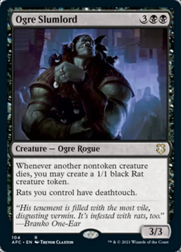 Ogre Slumlord [Dungeons & Dragons: Adventures in the Forgotten Realms Commander] - MTG Single