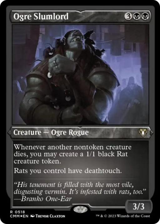 Ogre Slumlord (Foil Etched) [Commander Masters] - MTG Single