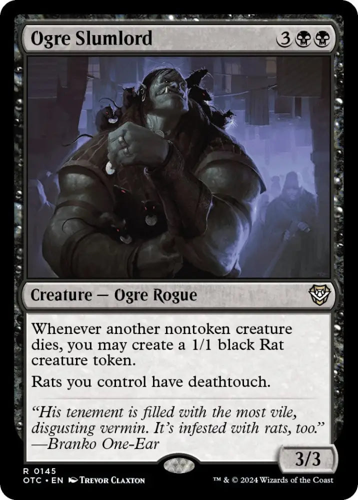 Ogre Slumlord [Outlaws of Thunder Junction Commander] - MTG Single