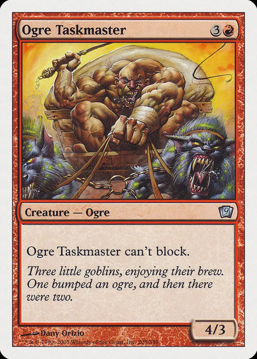 Ogre Taskmaster [Ninth Edition] - MTG Single