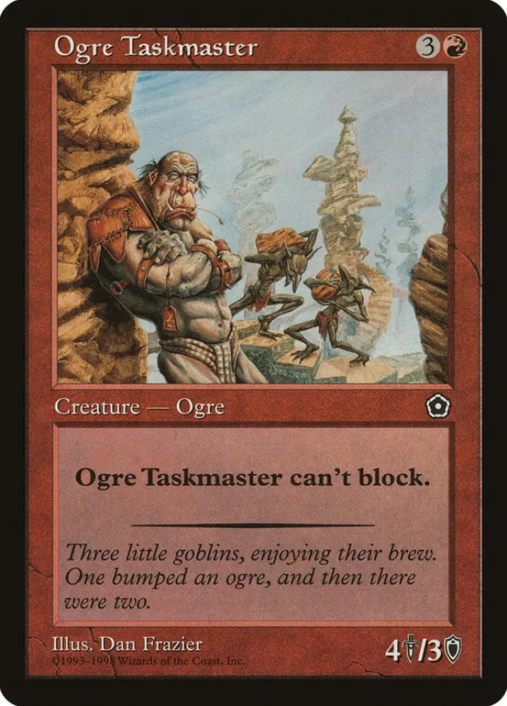 Ogre Taskmaster [Portal Second Age] - MTG Single