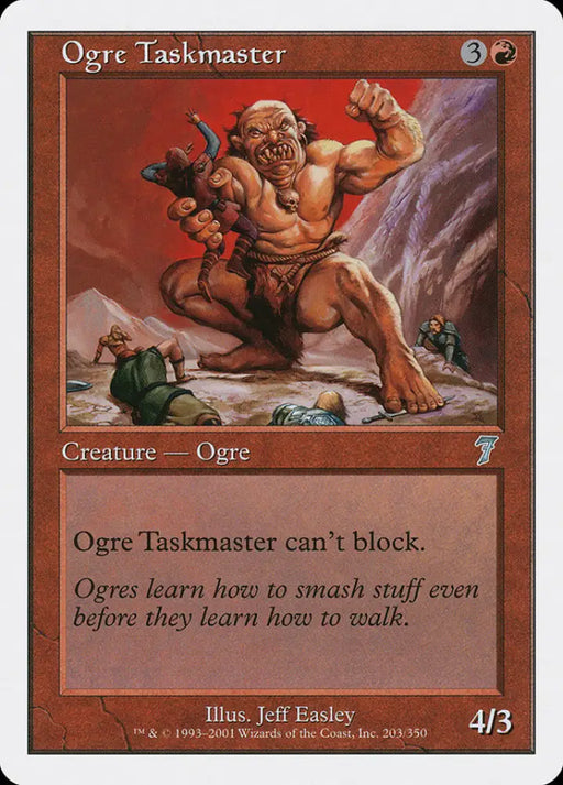 Ogre Taskmaster [Seventh Edition] - MTG Single