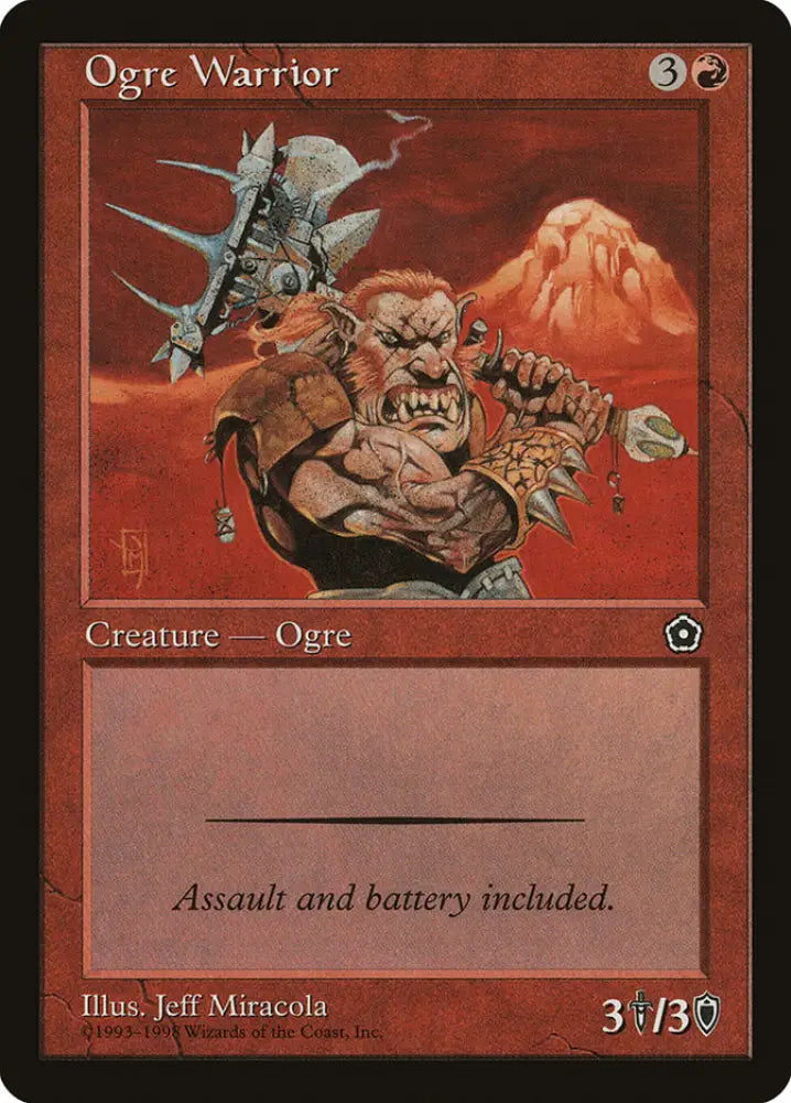 Ogre Warrior [Portal Second Age] - MTG Single