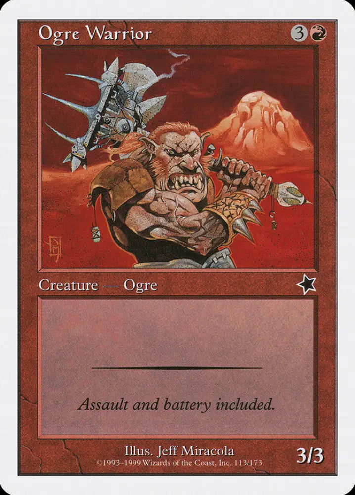 Ogre Warrior [Starter 1999] - MTG Single