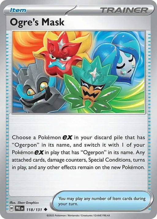 Ogre’s Mask (118/131) [Scarlet & Violet: Prismatic Evolutions] - Pokemon Single