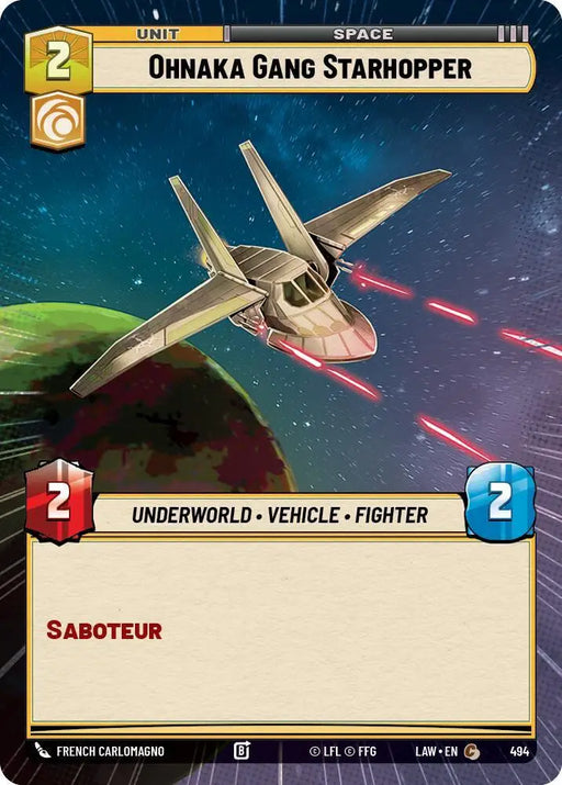 Ohnaka Gang Starhopper (Hyperspace) (494) [A Lawless Time]