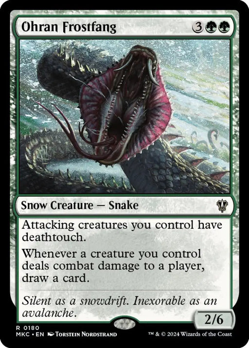 Ohran Frostfang [Murders at Karlov Manor Commander] - MTG Single