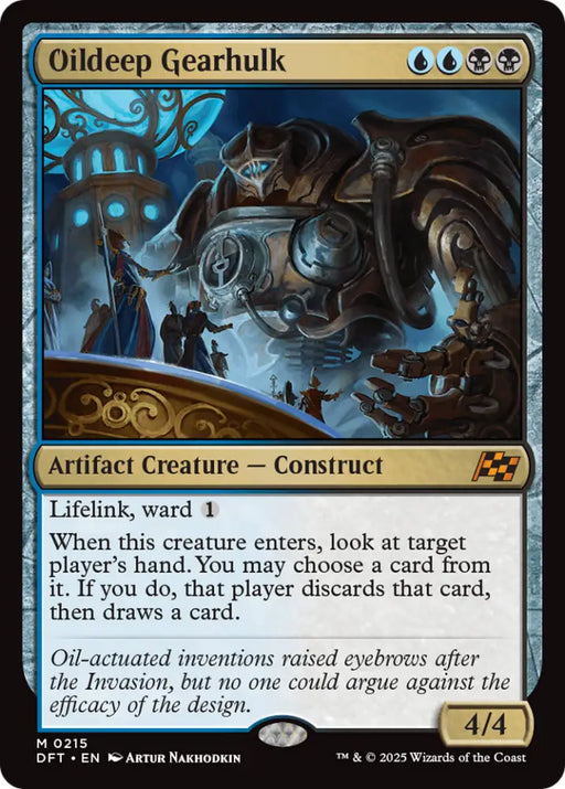 Oildeep Gearhulk [Aetherdrift] - MTG Single
