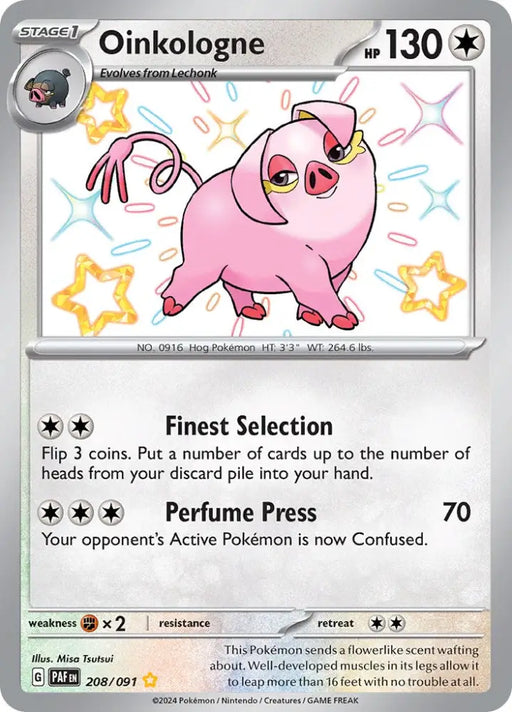 Oinkologne (208/091) [Scarlet & Violet: Paldean Fates] - Pokemon Single