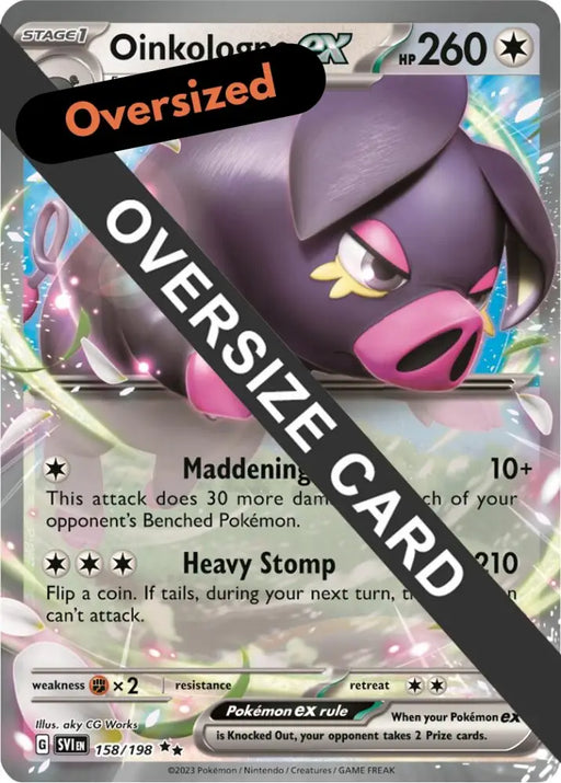 Oinkologne ex (158/198) (Jumbo Card) [Scarlet & Violet: Black Star Promos] - Pokemon Single