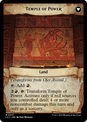 Ojer Axonil Deepest Might // Temple of Power (Showcase) [The Lost Caverns of Ixalan] - MTG Single