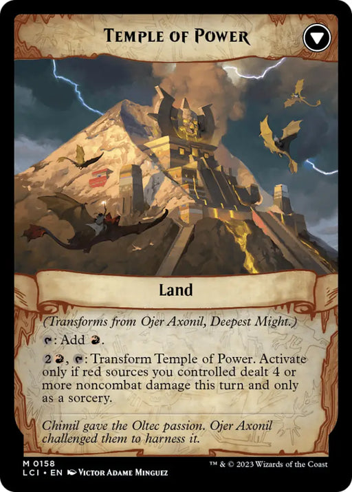 Ojer Axonil Deepest Might // Temple of Power [The Lost Caverns of Ixalan] - MTG Single
