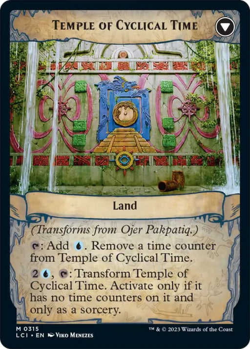 Ojer Pakpatiq Deepest Epoch // Temple of Cyclical Time (Showcase) [The Lost Caverns of Ixalan] - MTG Single
