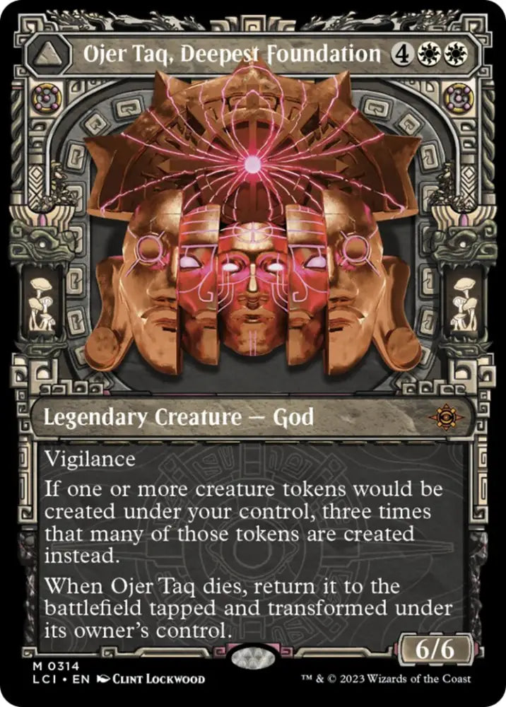 Ojer Taq Deepest Foundation // Temple of Civilization (Showcase) [The Lost Caverns of Ixalan] - MTG Single