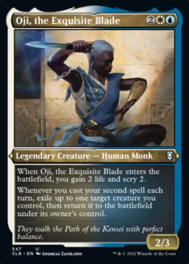 Oji the Exquisite Blade (Foil Etched) [Commander Legends: Battle for Baldur’s Gate] - MTG Single