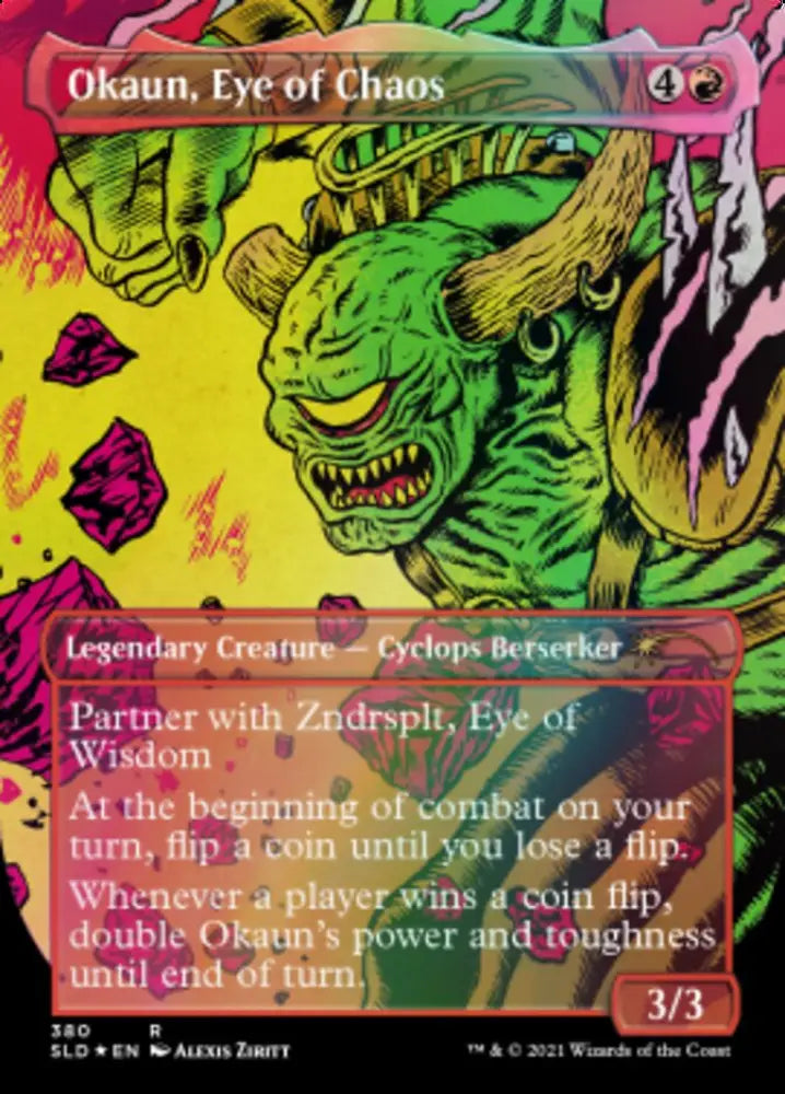 Okaun Eye of Chaos // Okaun Eye of Chaos (Borderless) [Secret Lair Drop Series] - MTG Single