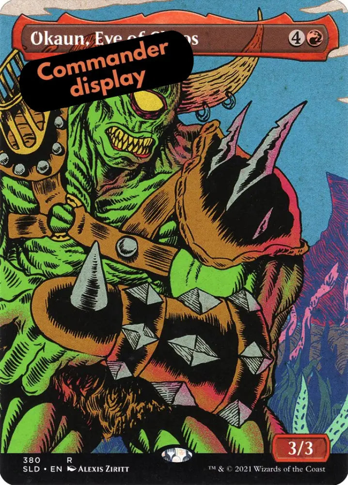 Okaun Eye of Chaos (Display Commander) [Secret Lair Drop Promos] - MTG Single
