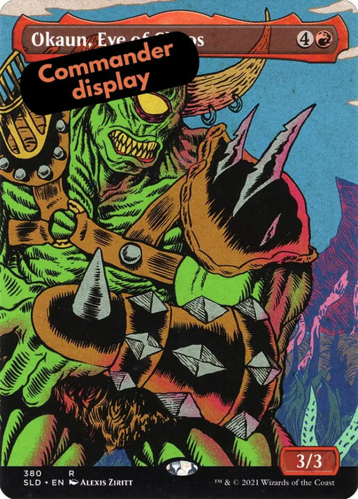 Okaun Eye of Chaos (Display Commander) [Secret Lair Drop Promos] - MTG Single