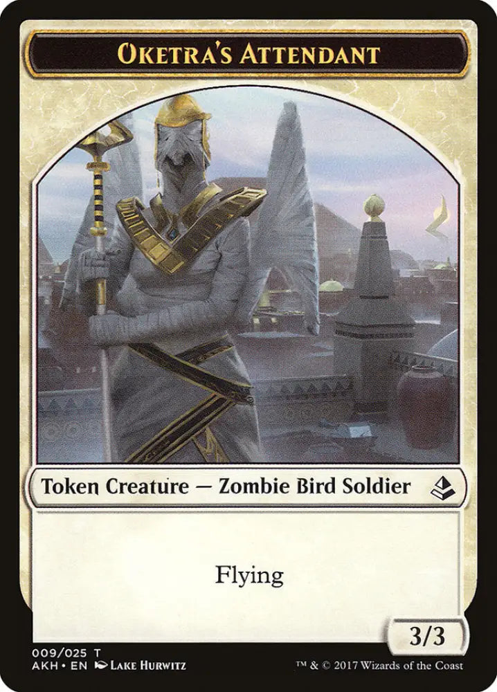 Oketra’s Attendant Token [Amonkhet Tokens] - MTG Single
