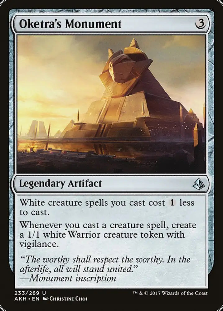 Oketra’s Monument [Amonkhet] - MTG Single