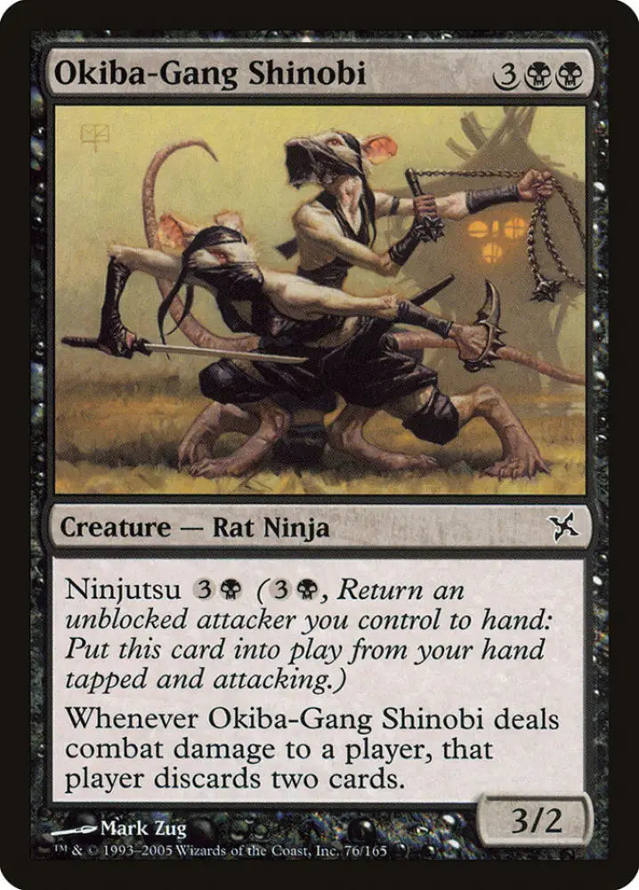 Okiba-Gang Shinobi [Betrayers of Kamigawa] - MTG Single