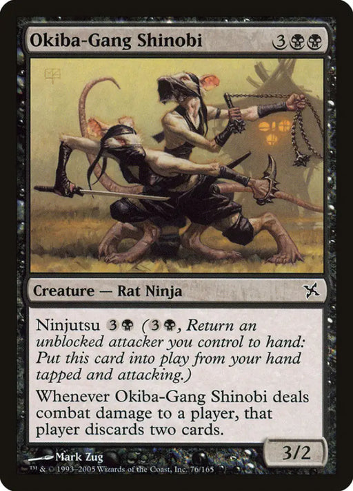 Okiba-Gang Shinobi [Betrayers of Kamigawa] - MTG Single