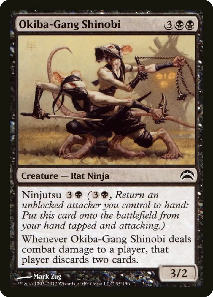Okiba-Gang Shinobi [Planechase 2012] - MTG Single
