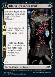 Okiba Reckoner Raid // Nezumi Road Captain [Kamigawa: Neon Dynasty] - MTG Single