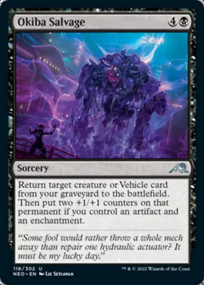 Okiba Salvage [Kamigawa: Neon Dynasty] - MTG Single
